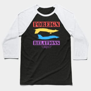 Top Gun Foreign Relations Baseball T-Shirt